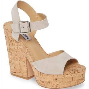 Steve Madden Jess Cork Platform Heels